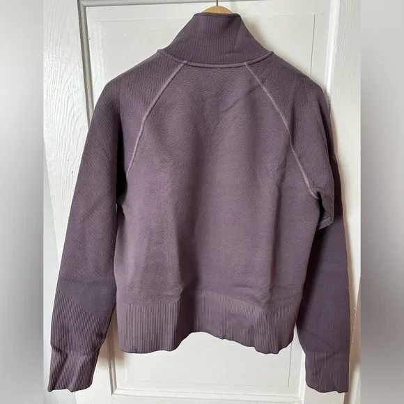 Lululemon End State Full Zip Jacket Dusky Lavendar Sz 10 - Picture 6 of 12